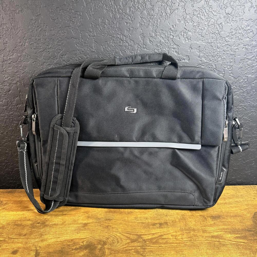 Solo New York Urban UBN101 Black‎ Ballistic Polyester Laptop Briefcase Unisex OS